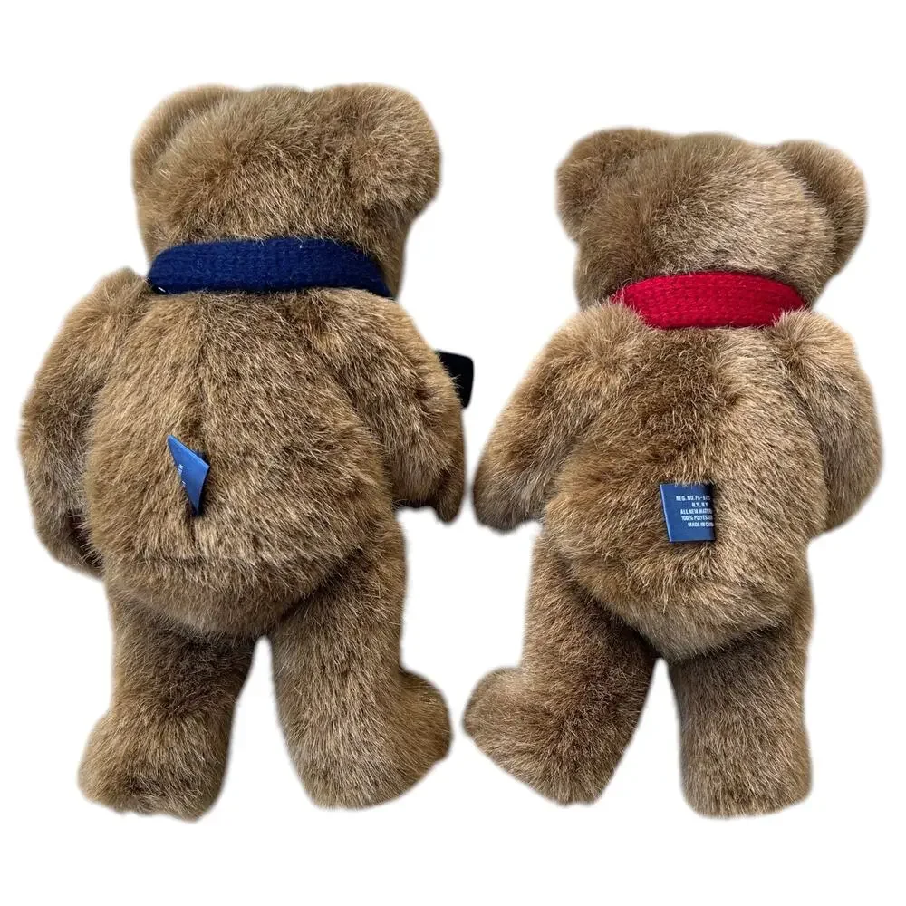 Ralph Lauren 2001 Polo Scarf 2-CT Medium and Large Bear Plush